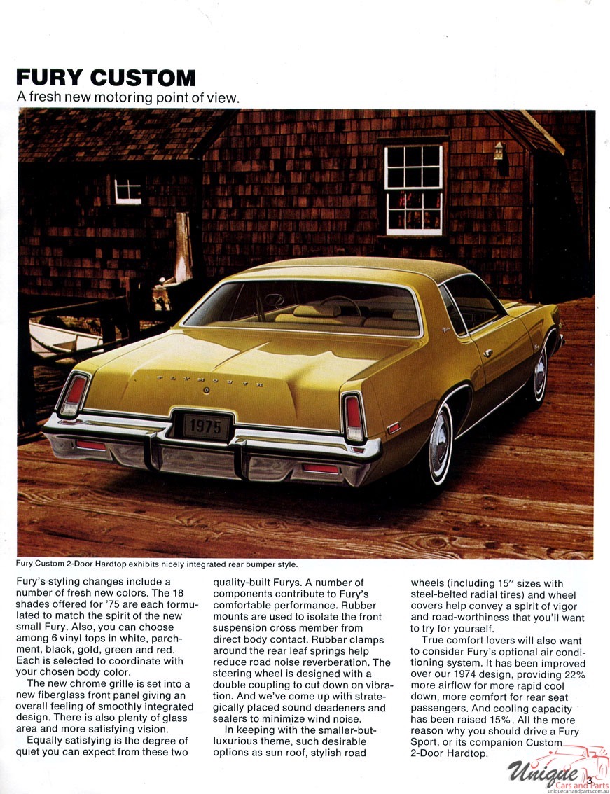 1975 Plymouth Fury Brochure Page 7